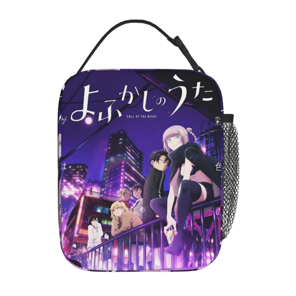 Anime Call Of The Night Insulated Lunch Bag for Kids School Cooler Thermal Food Box Tote Portable Lunch Boxes Container