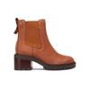 Th Nubuck Chelsea Boots with Cleated Heel