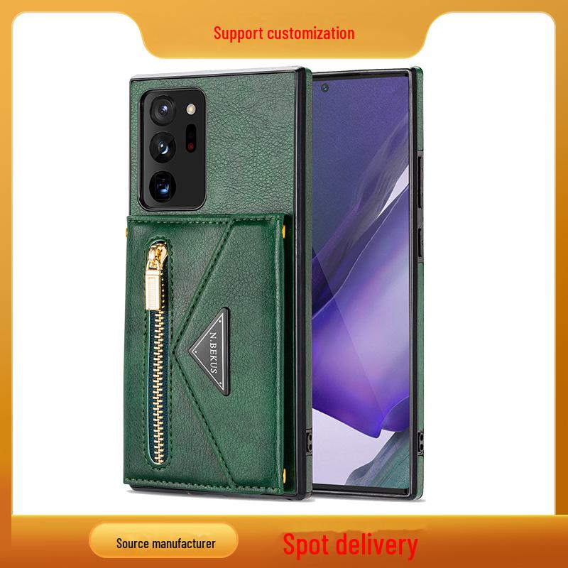 

Samsung S24ultra S23 A53 Crossbody Card Holder Phone Case with Zipper Pocket and Lanyard S25+ рожевий колір золота
