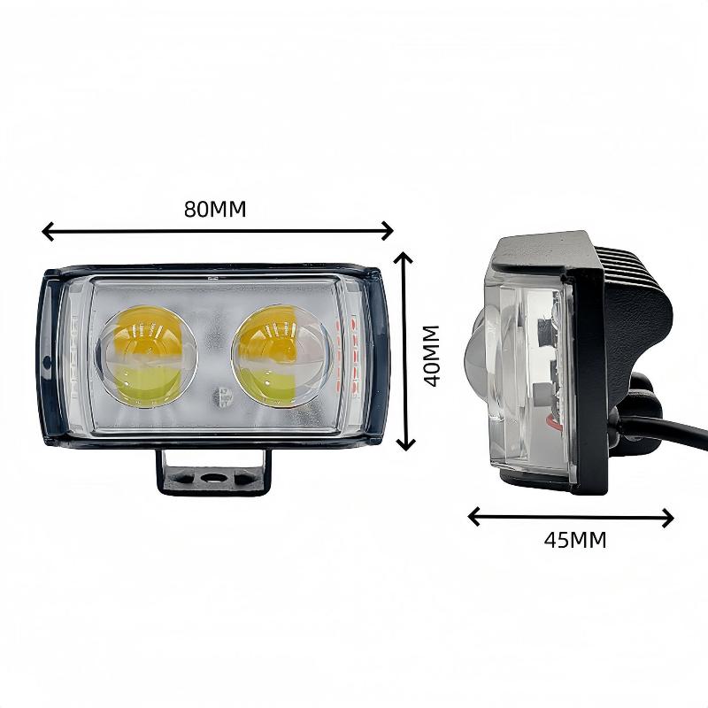 Motorrad LED Blinker Fahrlicht Nebelscheinwerfer Zusatzscheinwerfer 4 Farben Licht Für Atv Suv Utv Motorrad Zubehör Licht