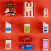 MOC City Food Building Blocks Vegetable Fruit Banana Pizza Chicken Dessert Wine Glass Printed Accessories Bricks Kids Toys N11