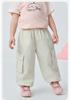 Mini Balabala Girls' Baby Pants with Breathable and Anti Belly Features, Adjustable Foot Openings for Summer
