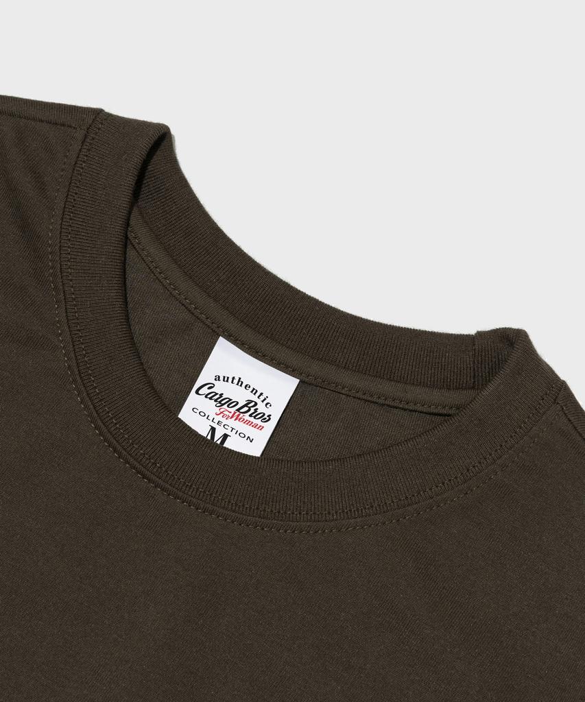 CARGOBROS FOR WOMAN Eagles Cartoon Graphic Short Sleeve T-Shirt (Khaki)