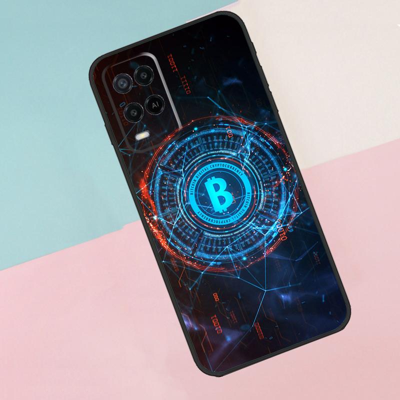 Bitcoin For Oppo A18 A38 A78 A98 A96 A58 A17 A77 A80 A40 A60 A16 A76 A74 A94 A54 A15 A57S Phone Case