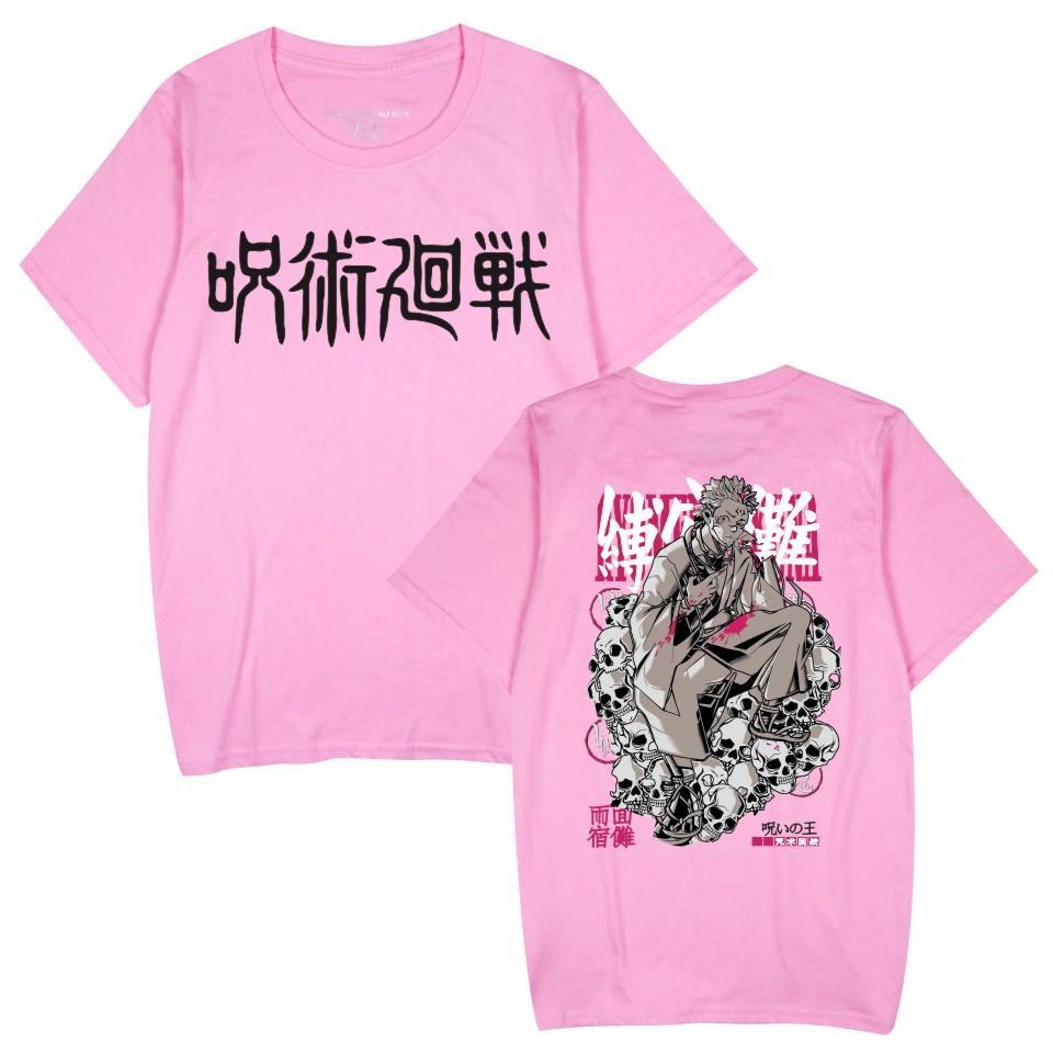 Men T-shirt Fashion Jujutsu Kaisen Cartoon Character Anime Printed Women T-shirts Tee Shirt Summer Casual Short Sleeve Tops