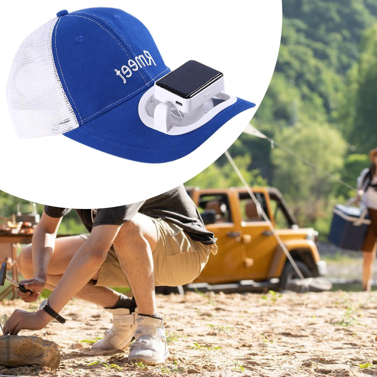 

Шляпы с солнцезащитным козырьком и регулируемой шляпой с вентилятором, встроенные для пеших прогулок на велосипеде синий