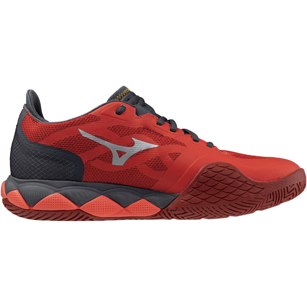 Tennis Shoes Wave Enforce TOUR AC All Court Club Activities Lightweight Game Court Soft Tennis Hard Tennis Red X White X Dark Gray Cm 2E [Mizuno] 24.5