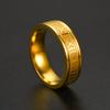 Einfache 6mm Punk Römische Ziffern Ringe Mode Herren Edelstahlringe Herren Hochzeit Verlobung Unisex Schmuck Dropshipping