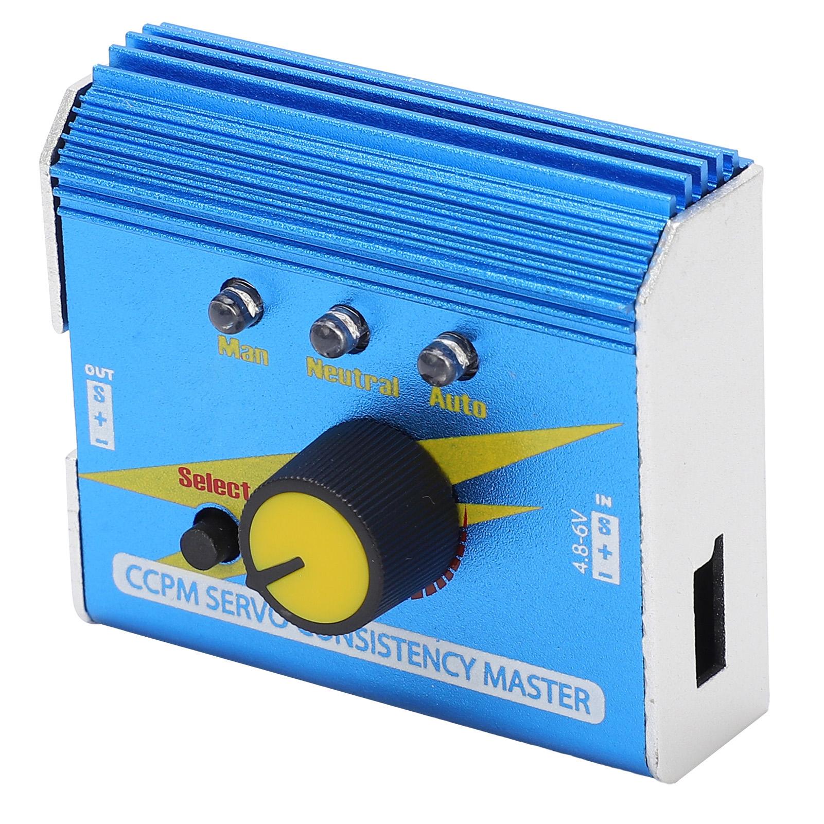 

Multifunction CCPM Servo Consistency Tester Master Steering Gear Controller with Aluminum Alloy