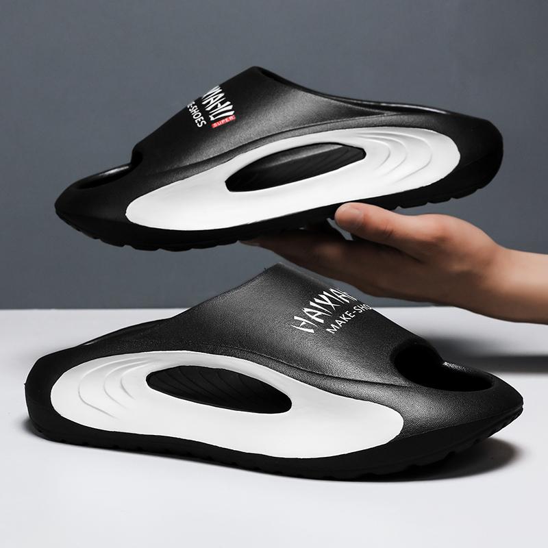 Designer new men's and women's outdoor beach sandals casual comfortable thick soles home sandals for men and women couples