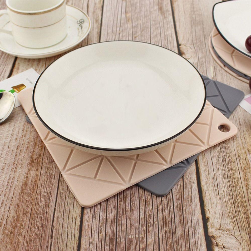 Non Slip Silicone Pot Mat Foldable Tableware Pad Table Decoration Dining Table Mat Kitchen
