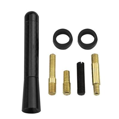 Tuwlopyu Car Radio Antenna, Car Antenna Replacement - Short Carbon Fiber General Car Antenna,