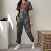 HNXC Casual and Fashionable Women's Suit for Summer, Non-mainstream Summer Style, Two-piece Set of Sportswear for Women