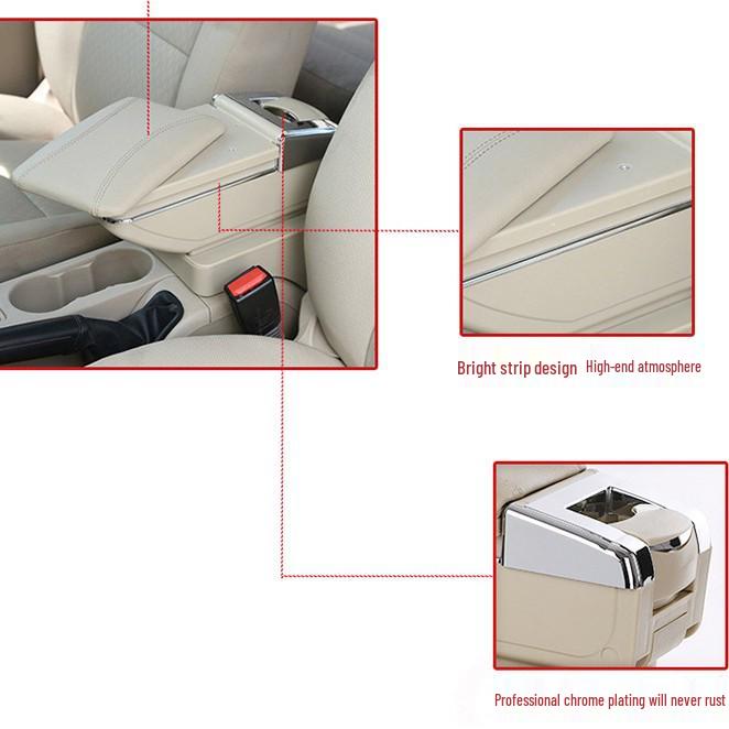 Renault Duster Armrest & Center Console Compatible Box