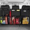 Car trunk storage pocket vehicle luggage room bag seat back rear organization small item large capacity space-saving design easy installation.