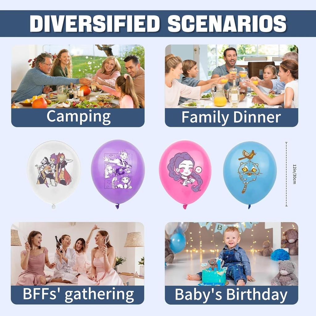 Birthday Decorations Set,Theme Party Supplies with Happy Birthday Banner Supplies Decorations Letter Balloons for School Classroom Decor,Fan Meet Gift