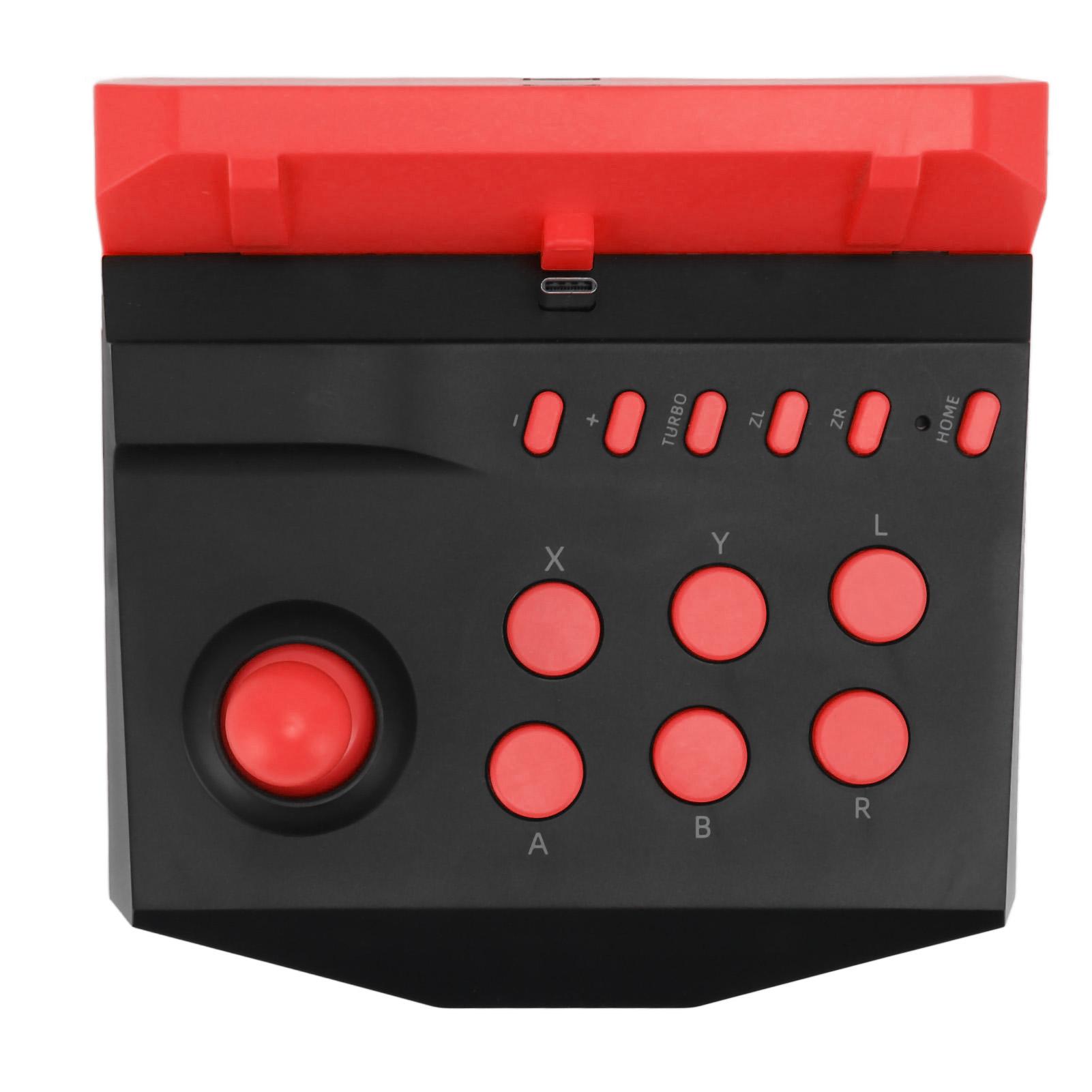 

Аркадный игровой джойстик Plug and Play Fight Stick Controller с функцией Burst для Switch для Switch красный черный