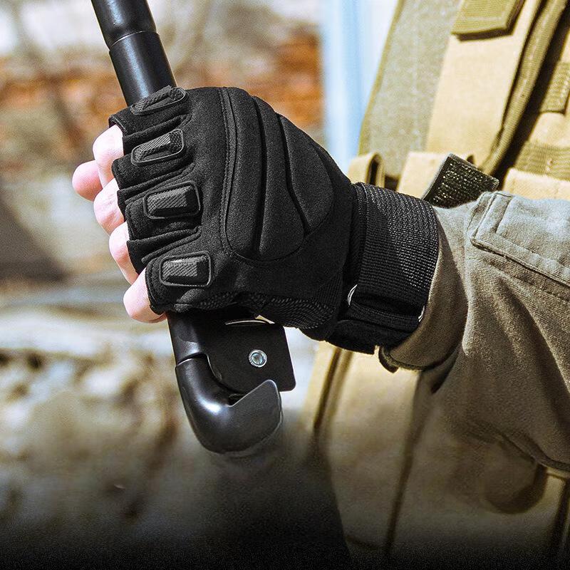 Unisex Tactical Motorcycle Half-Finger Riding Gloves K1