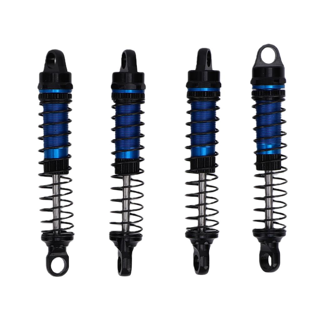 4pcs 60MM Threaded Shock Absorber Damper for 1 18 RC Crawler Upgrade Parts Aluminum Alloy Nylon Blue