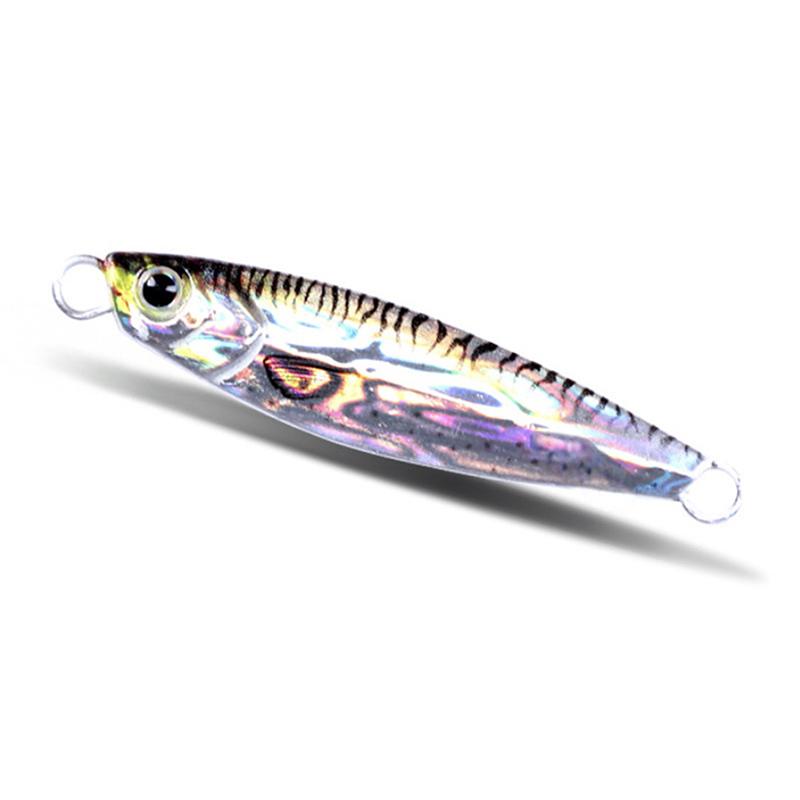 1Pcs7G10G15G Small Lead Fish 3D Printed Bait, Fishing Gear Bait, Metal Marine Biomimetic Bait