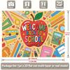2D Back To School Stationery Photo Backdrop Classroom Decor Cloth