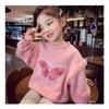 Girls Long Sleeve T Shirt Sweet Cute Round Neck Base Layer for Spring
