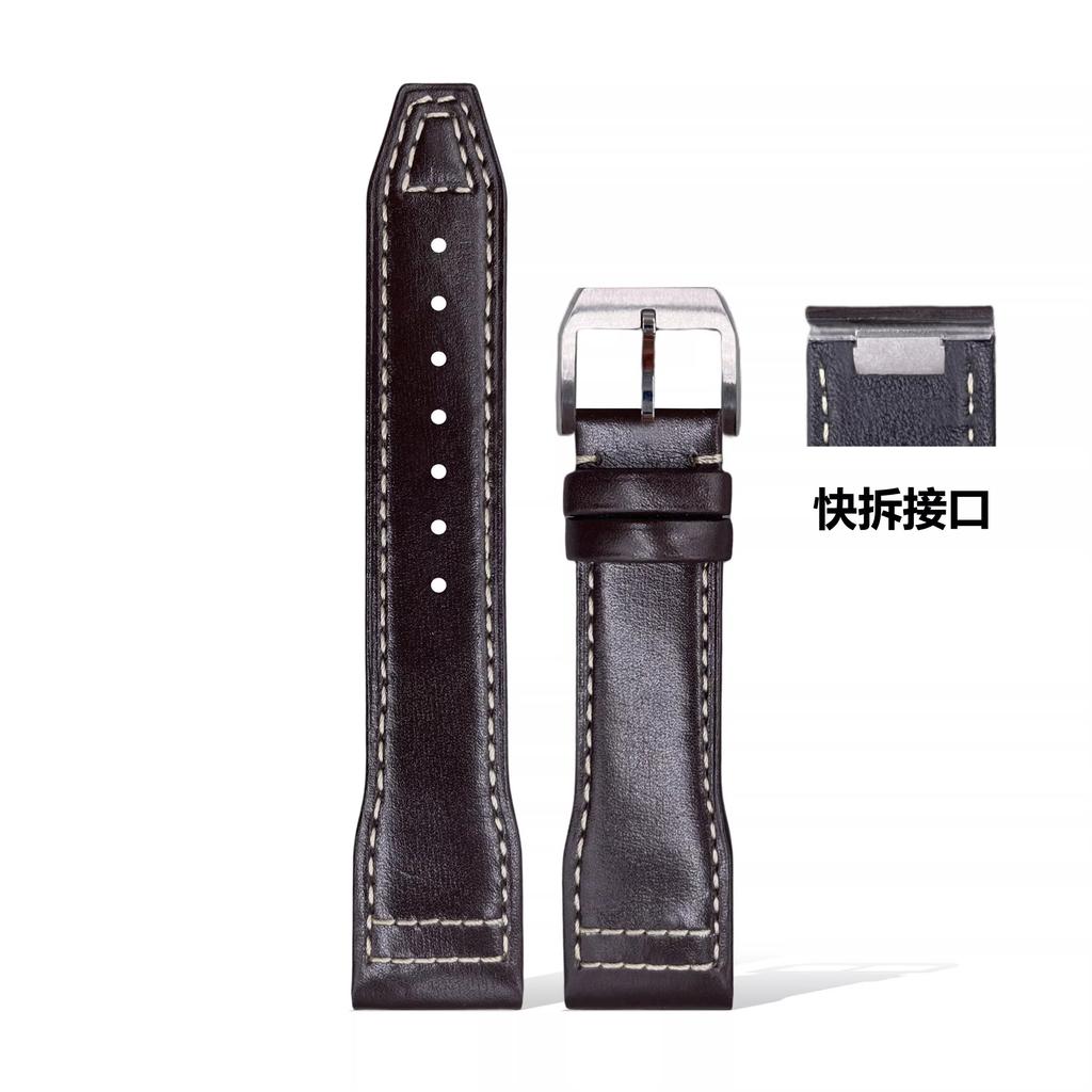 20mm 21mm Schnellwechsel-Armband für IWC Pilot Mark XVIII Le Petit Prince Spitfire Echts Leder Uhrenarmband Ersatz