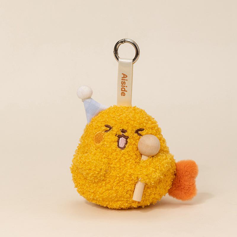 Esdeath Holzfisch Puppe Schlüsselanhänger - Plüschgeschenk für Mädchen & Freunde, Taschenanhänger, Stressabbau Spielzeugornament.