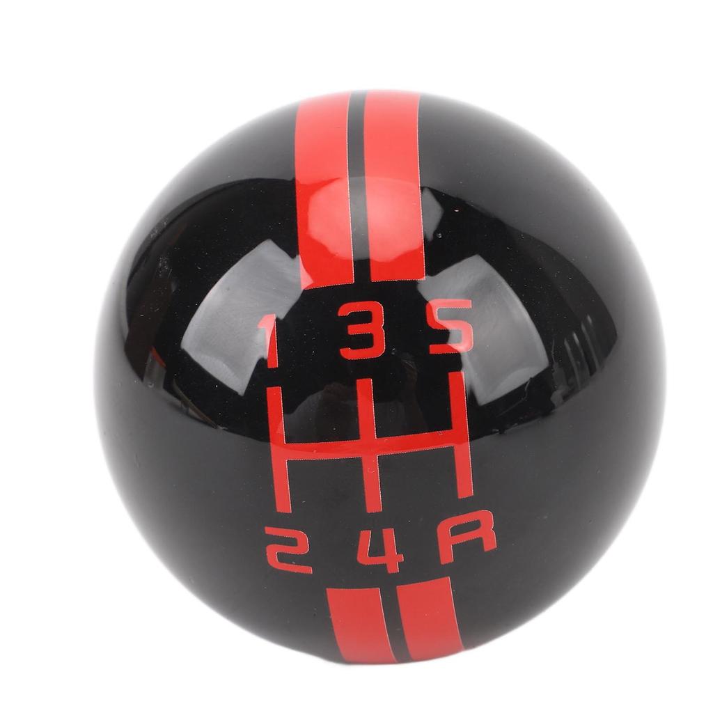 5 Speed Shift Knob Round Ball Manual Shift Knob with 3 Adapters for Mustang 1967‑2018