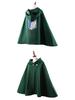 Attack On Titan Captain Cloak Anime Costume for Halloween - Wings of Freedom Green DIY Toy Role-Playing