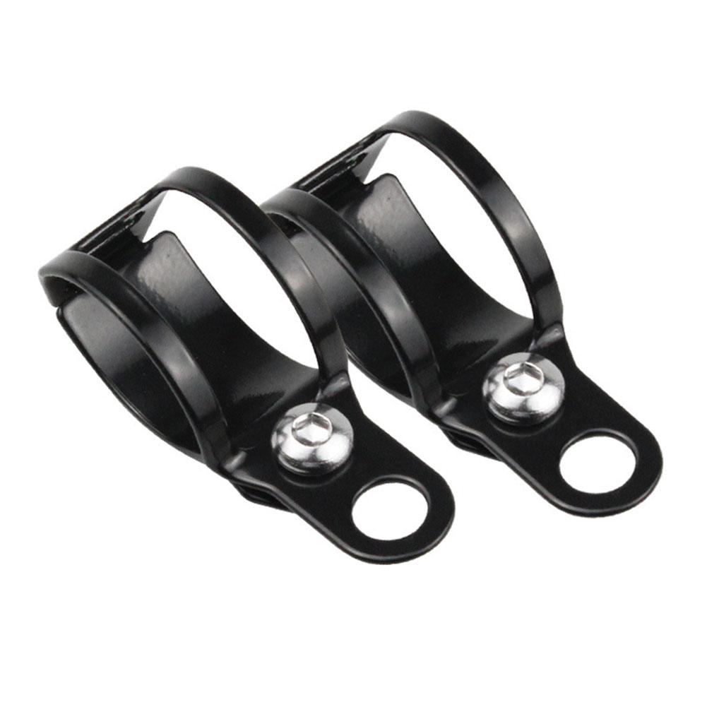 NEW Universal 2 PCS Motorcycle Headlight Mount Bracket Lamp Holder Relocation Clamps Metal Turn Signal Fork Mount Light Mou L7G1