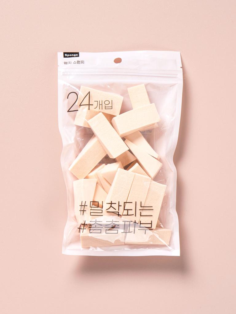 Triangular Makeup Sponges 24-Pack, Cosmetic Foundation Applicators