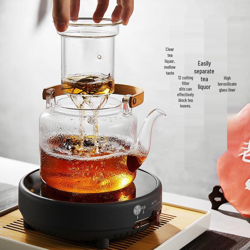 Handmade Heat-Resistant Glass Teapot