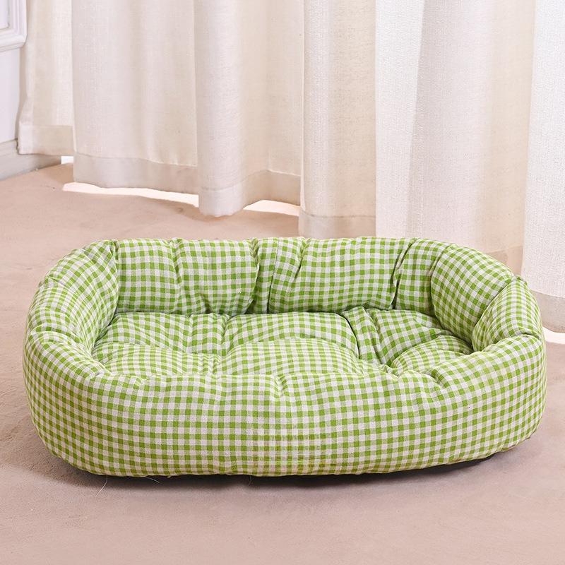 All-season Cushions Pet Sofa Sleeping Bed Large Dog Bed House for Cats Big Space Dogs Sofa Sleeping Mat Pet Supplies Fluffy and Soft Anti Slip Pad