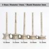 Concave Shape Diamond Grinding Wheel 2-8mm Size Shank Diameter 3mm Rotary Grinding Tool Polishing Wheel Glass Grinding