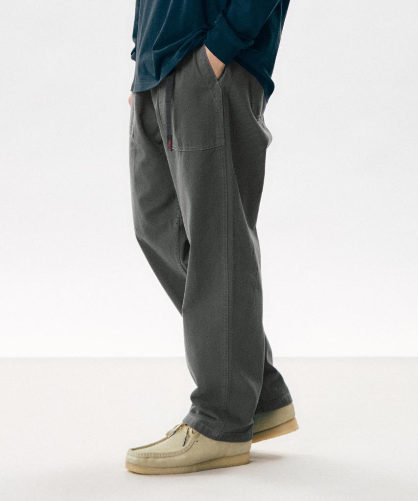 Geulamichi Loose Tapered Ridge Pants Gravel Grey