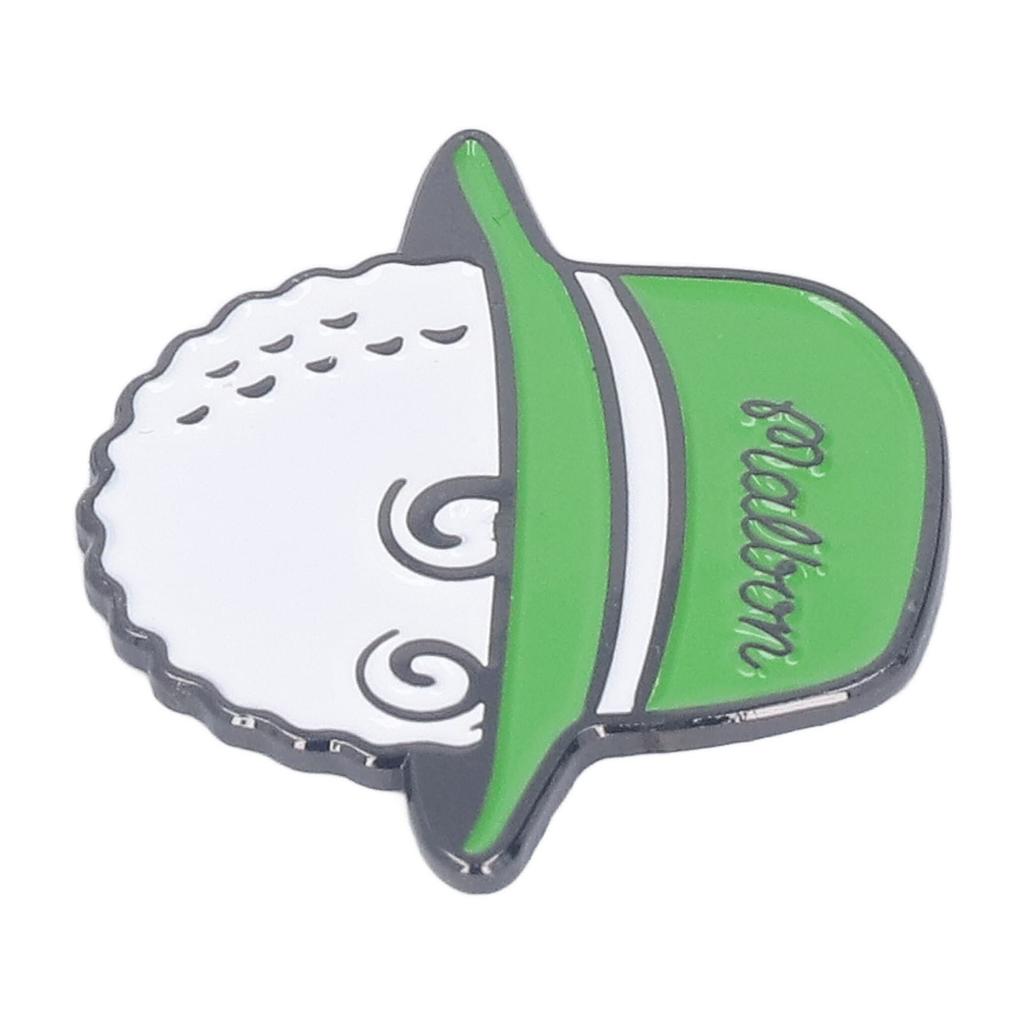 Golfballmarkierer Hutclips Abnehmbarer Magnetischer Rostfreier Markierer Hutclip für Damen Herren Erwachsene Grün