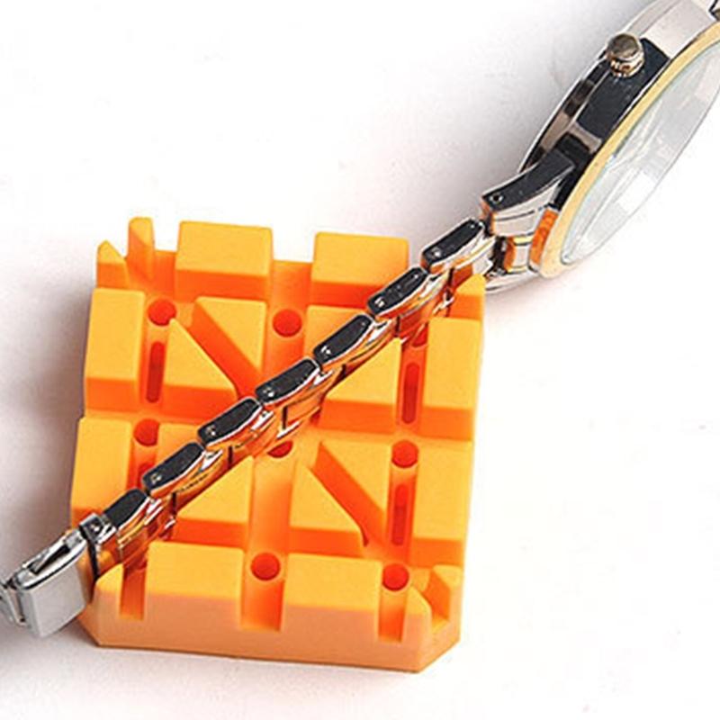 Professional Watch Repair Stand Thickened Design Plastic Watch Band Repair Support For Secure Fixing Watch Maintenance