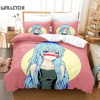 Meisjes Anime SHY Beddengoed Set Dekbedovertrek Bedset Dekbedovertrek Kussensloop Dekbed Koningin Maat Jongens Volwassen Beddengoed Set