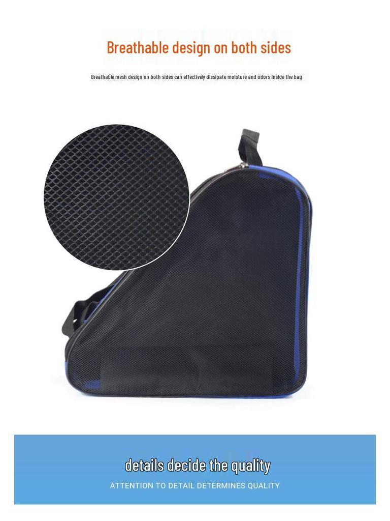 Triangular Skate Backpack for Kids and Adults - Suitable for Ice Skates and Inline Skates