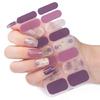French Manicure Stickers Set Chip Resistant Design Seamless Adhesion Perfect For Short Or Long Nail Shapes