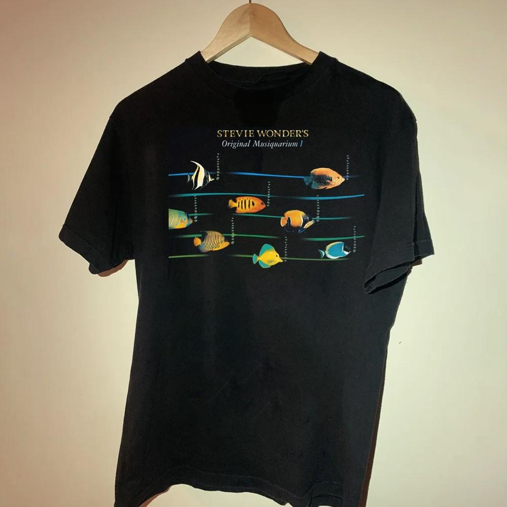 Stevie Wonder Album tshirt Gift For Fans Men S-5XL Shirt 1CM2006 Unisex T-Shirt XXL