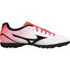 Mizuno Potrero Wide Jr. Round Toe Lace-Up TF Non-Slip Wear-Resistant Breathable Low-Top Kids Soccer Shoes Kids Sneaker White Red P1GE189262