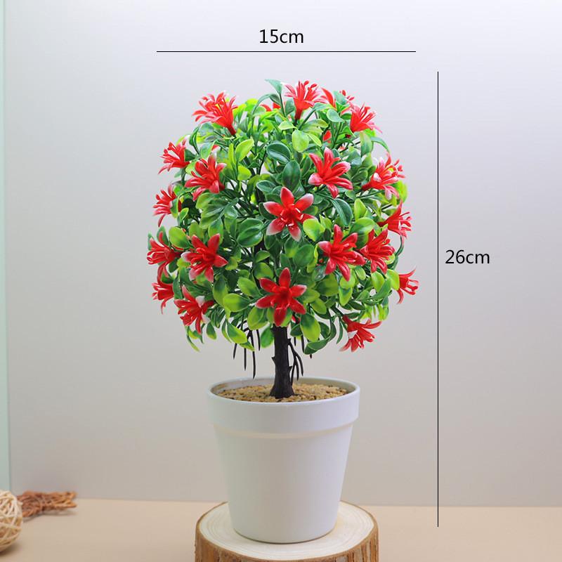 Murraya Plastic Exotica Artificial Flower Potted Plant For Interior Decor