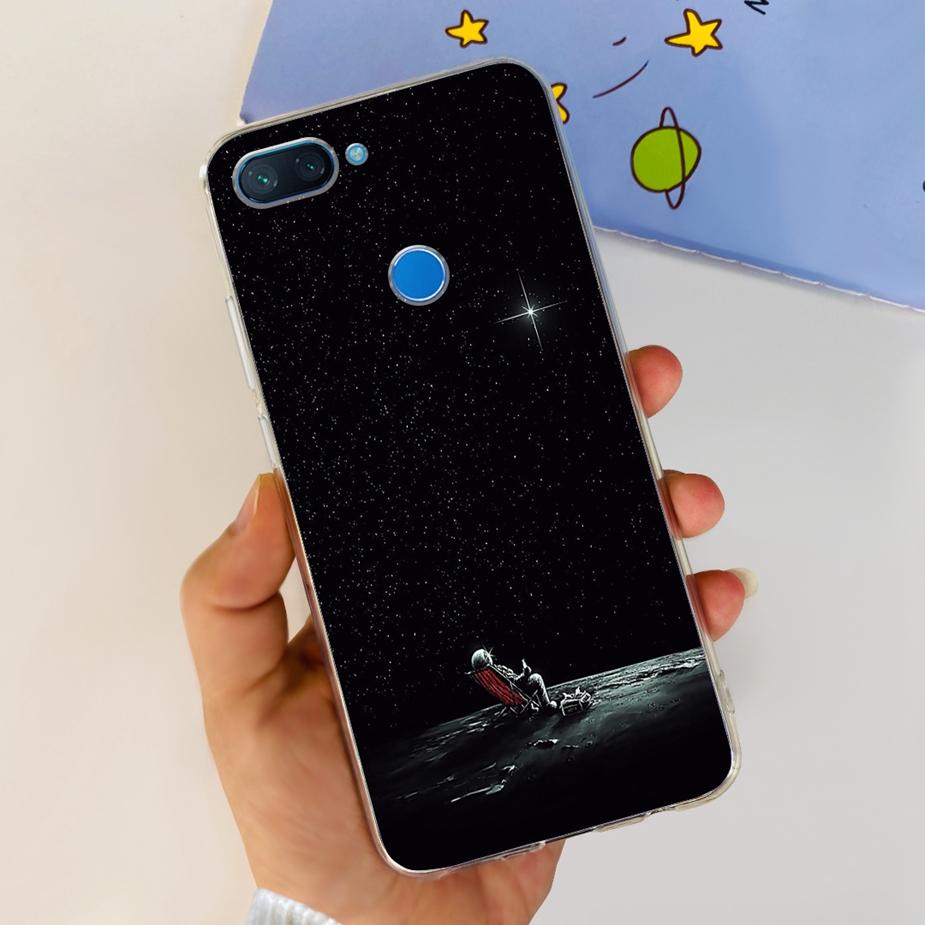 For Xiaomi Mi 8 Lite Case Cute Painted Cover Clear Silicone Phone Case For Xiaomi Mi 8 Lite 8Lite Back Cover 6.26'' Fundas Coque