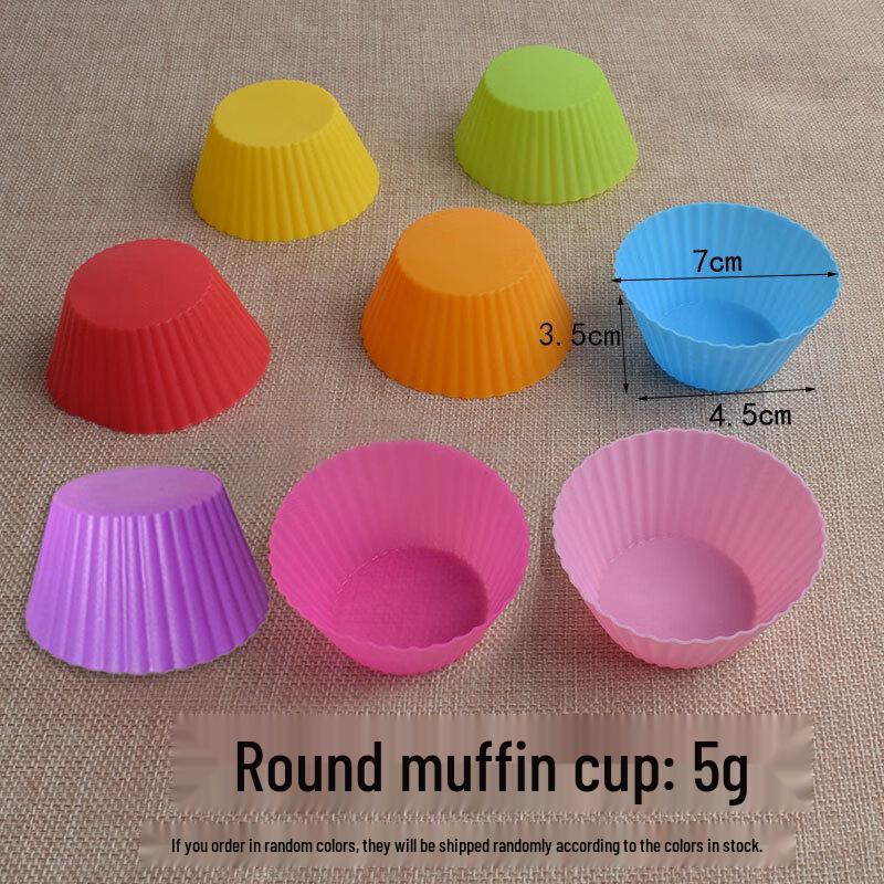 MDNG Silicone Muffin and Rose Cake Baking Mold Set