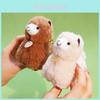 Plush Alpaca Keychain With Short Plush Material For Kids And Gift Ideas