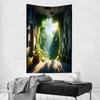 Anime Game HD MMinecraftS Tapestry Room Decor Wall Cloth Party Hanging Background Room Decor Baby Room