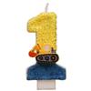 Creative Engineering Car Excavator Digital Birthday Candle Cake Decoration Handmade Birthday Candle