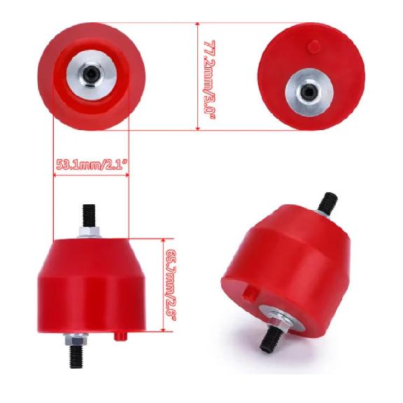 Engine Front L&R Mount Mounting Insulator For BMW E36 E46 Compact Z3 Z4 Inline 6CYL 85A Polyurethane For 22116779970 11811140985